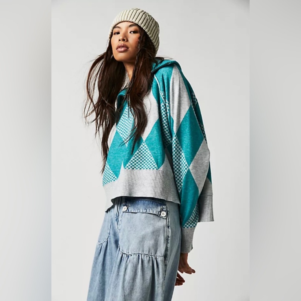 Free People Lucy Half Zip Pullover